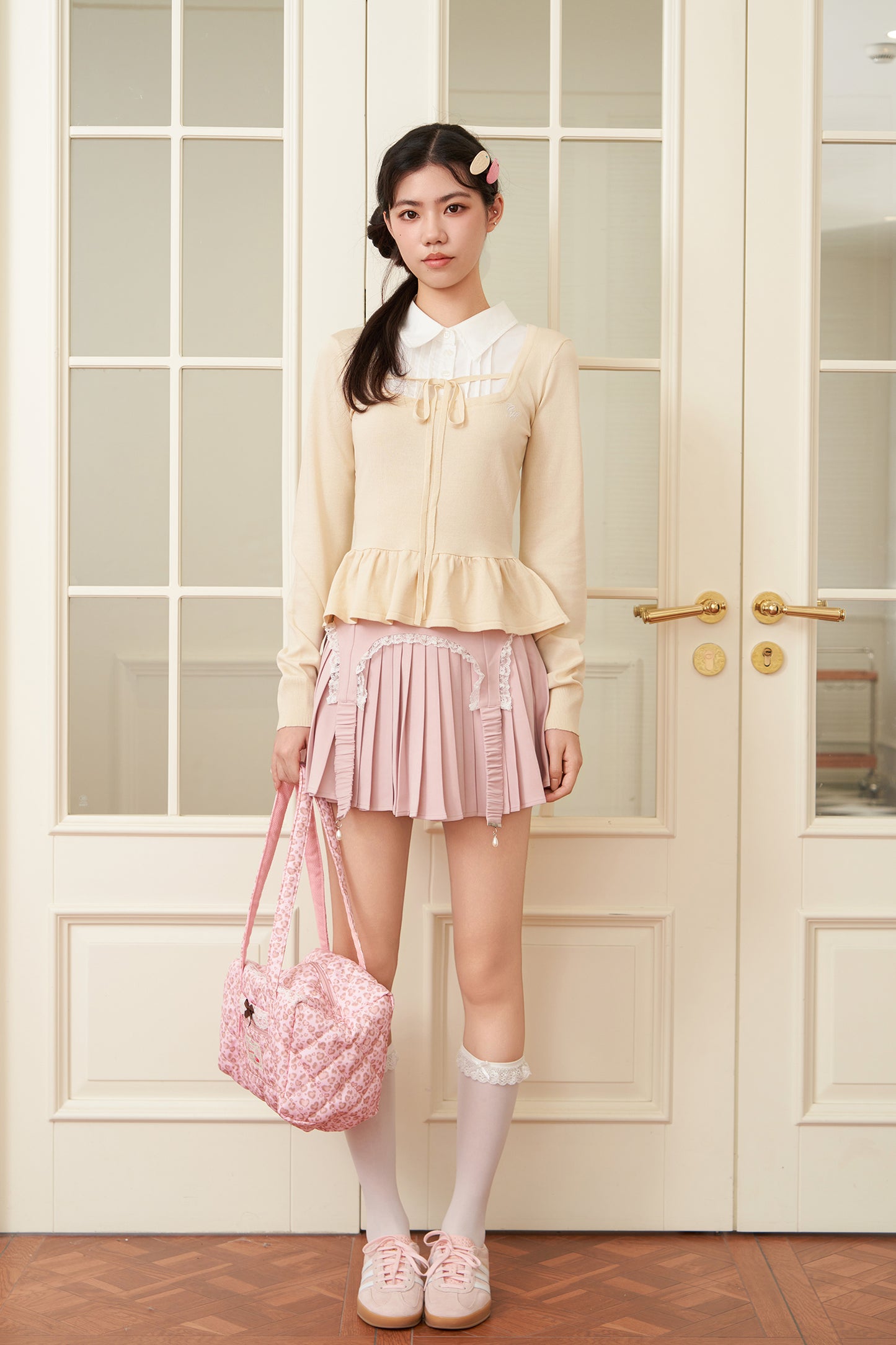garter skirt 2pc set