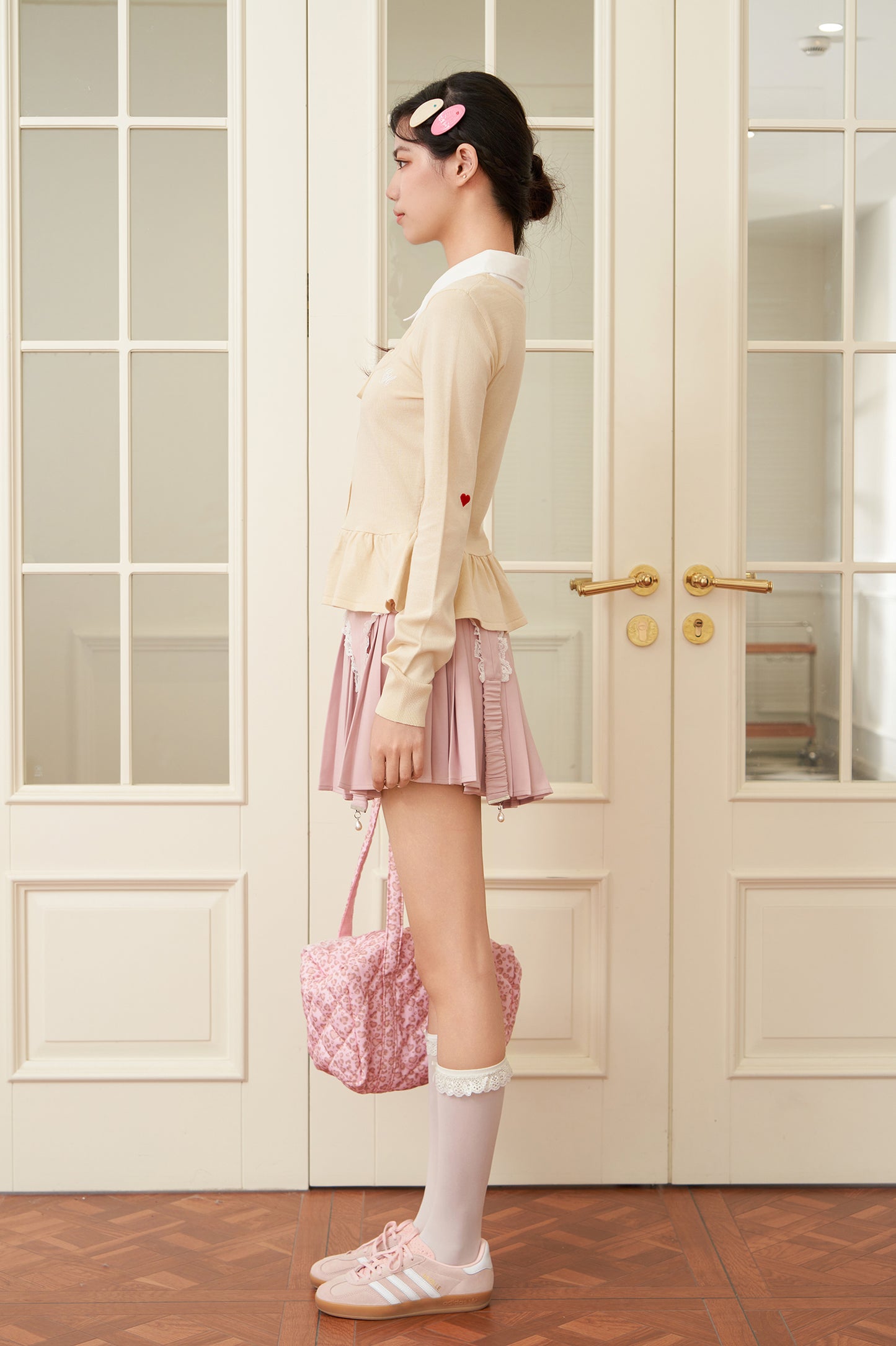 garter skirt 2pc set