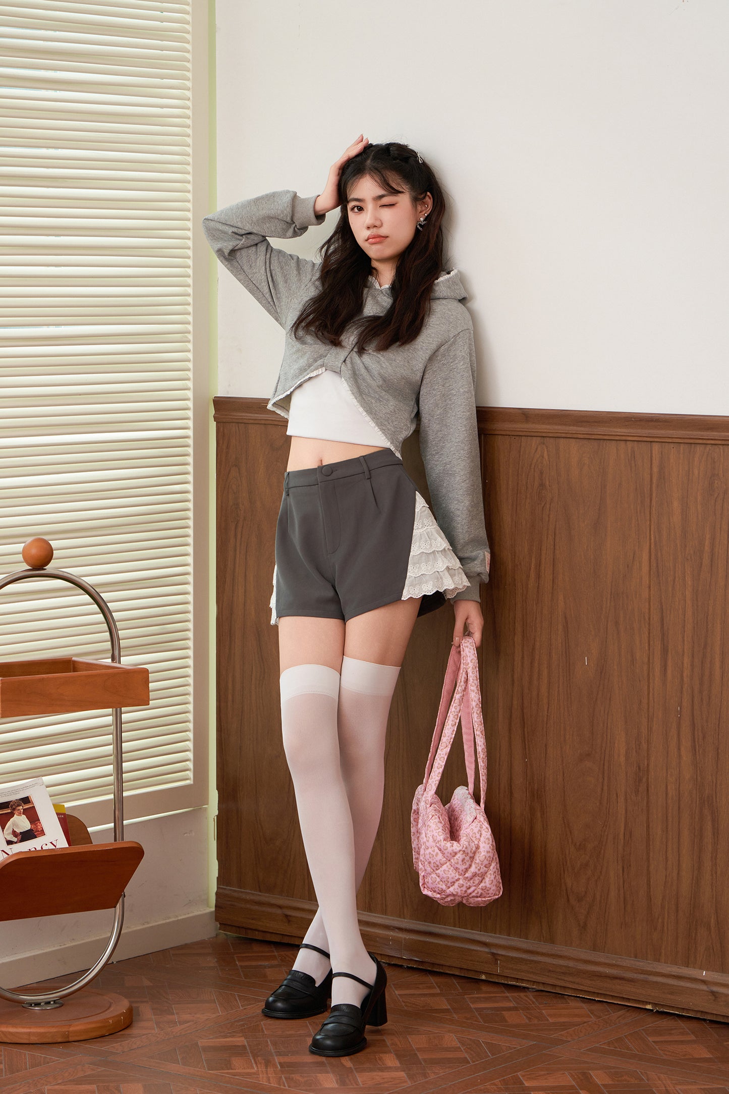 即将上市 ୨୧ bodice ribbon hoodie ୨୧ 预计1月初现货