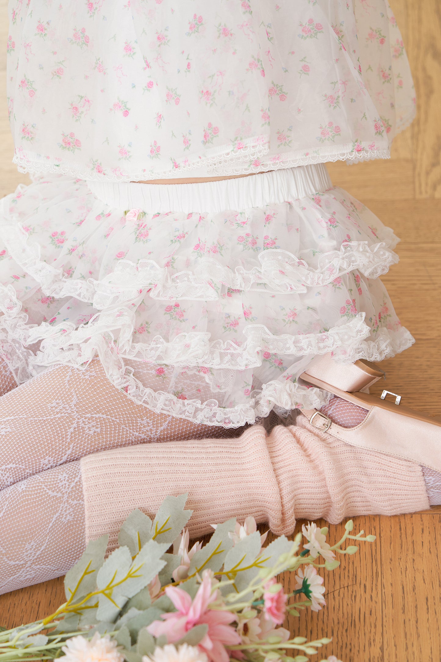 预约 ୨୧ petit floral tutu bloomers ୨୧ 预计四月2025发货