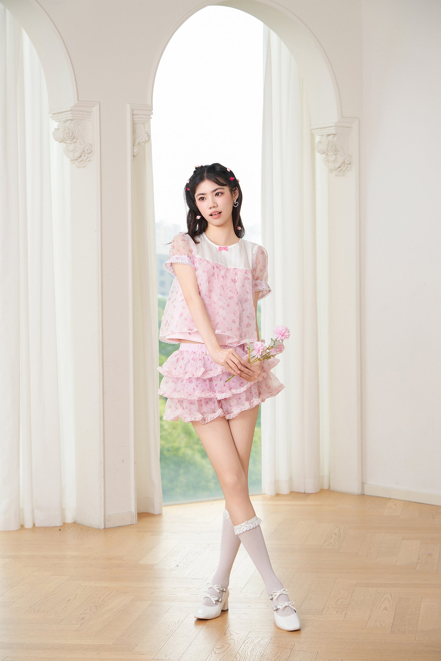 预约 ୨୧ petit floral tutu bloomers ୨୧ 预计四月2025发货