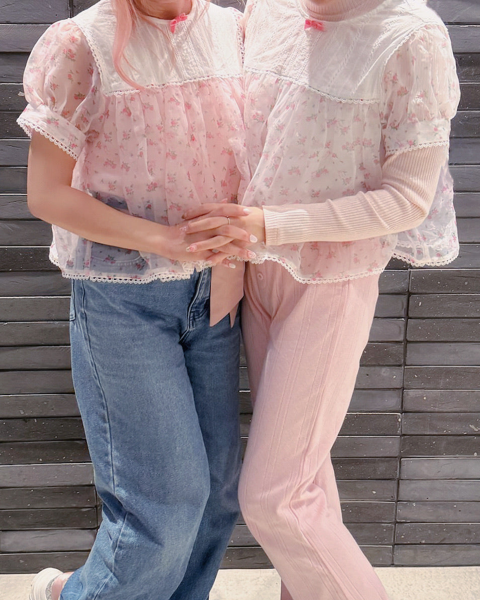 预约 ୨୧ petit floral top ୨୧ 预计四月2025发货