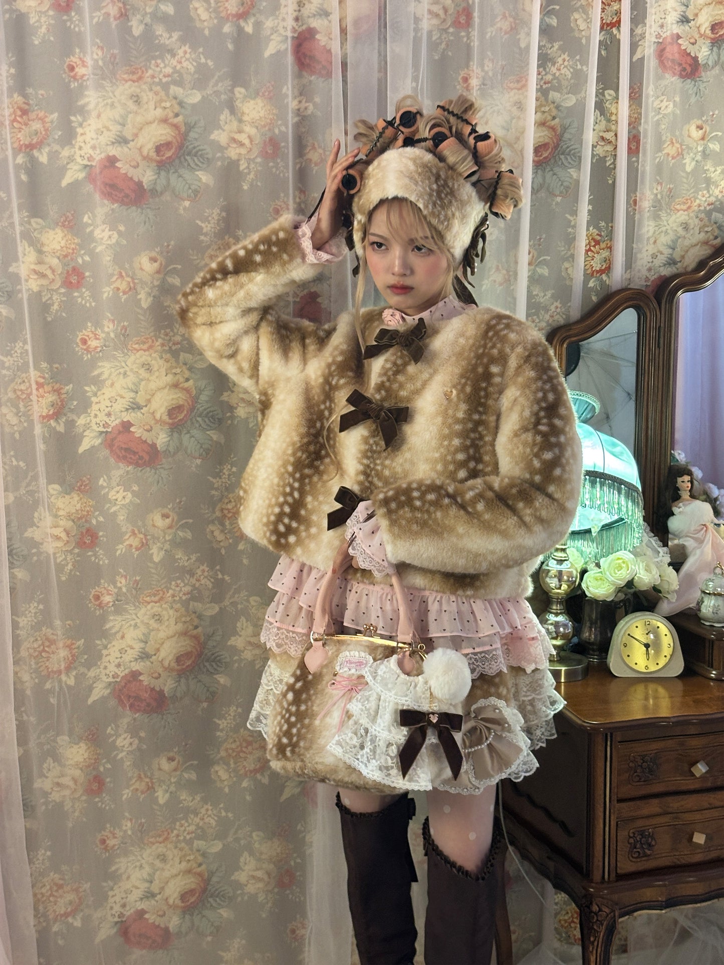 fawn ribbon coat 予約販売1月下旬入荷予定