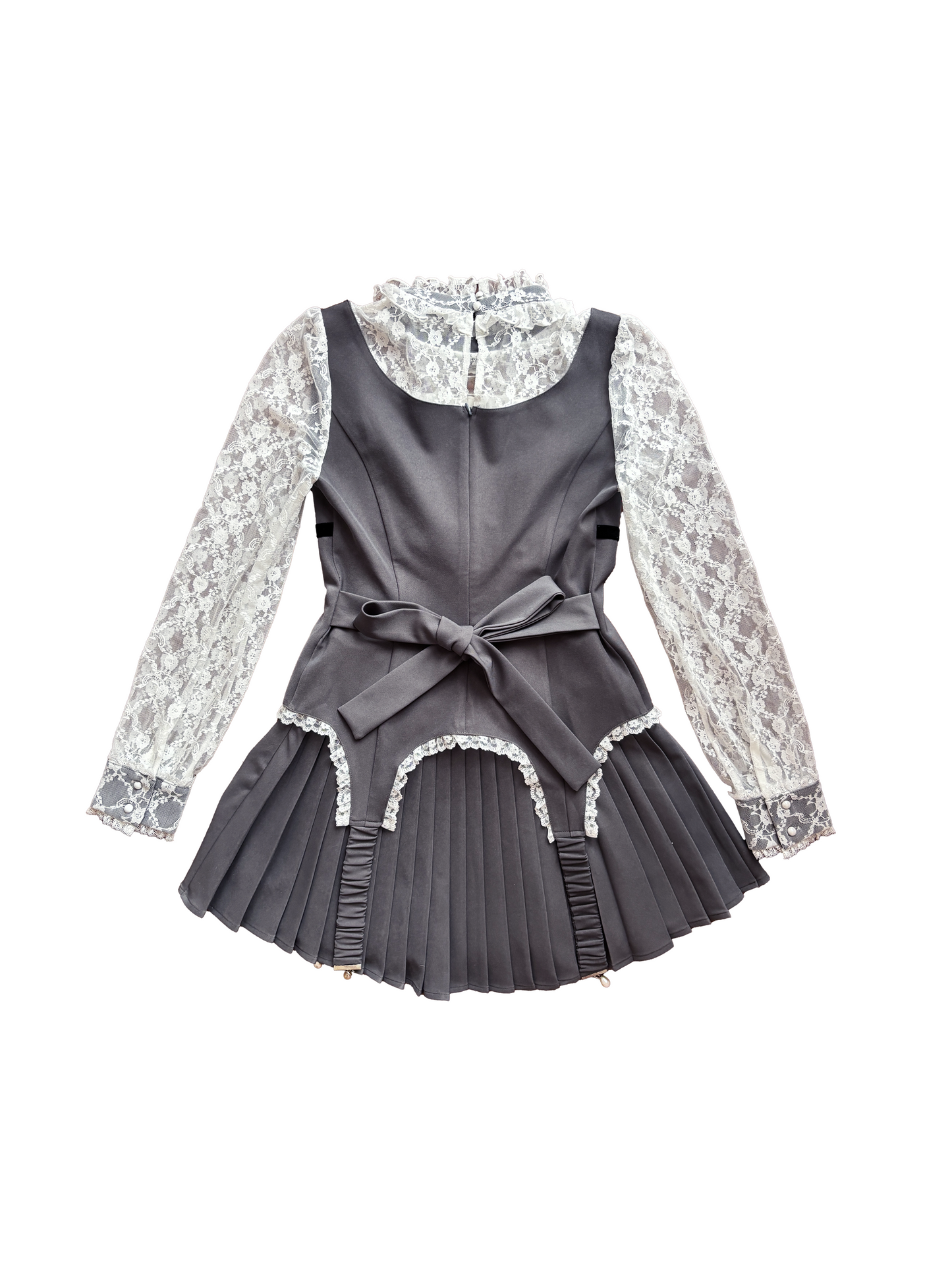lacy garter onepiece