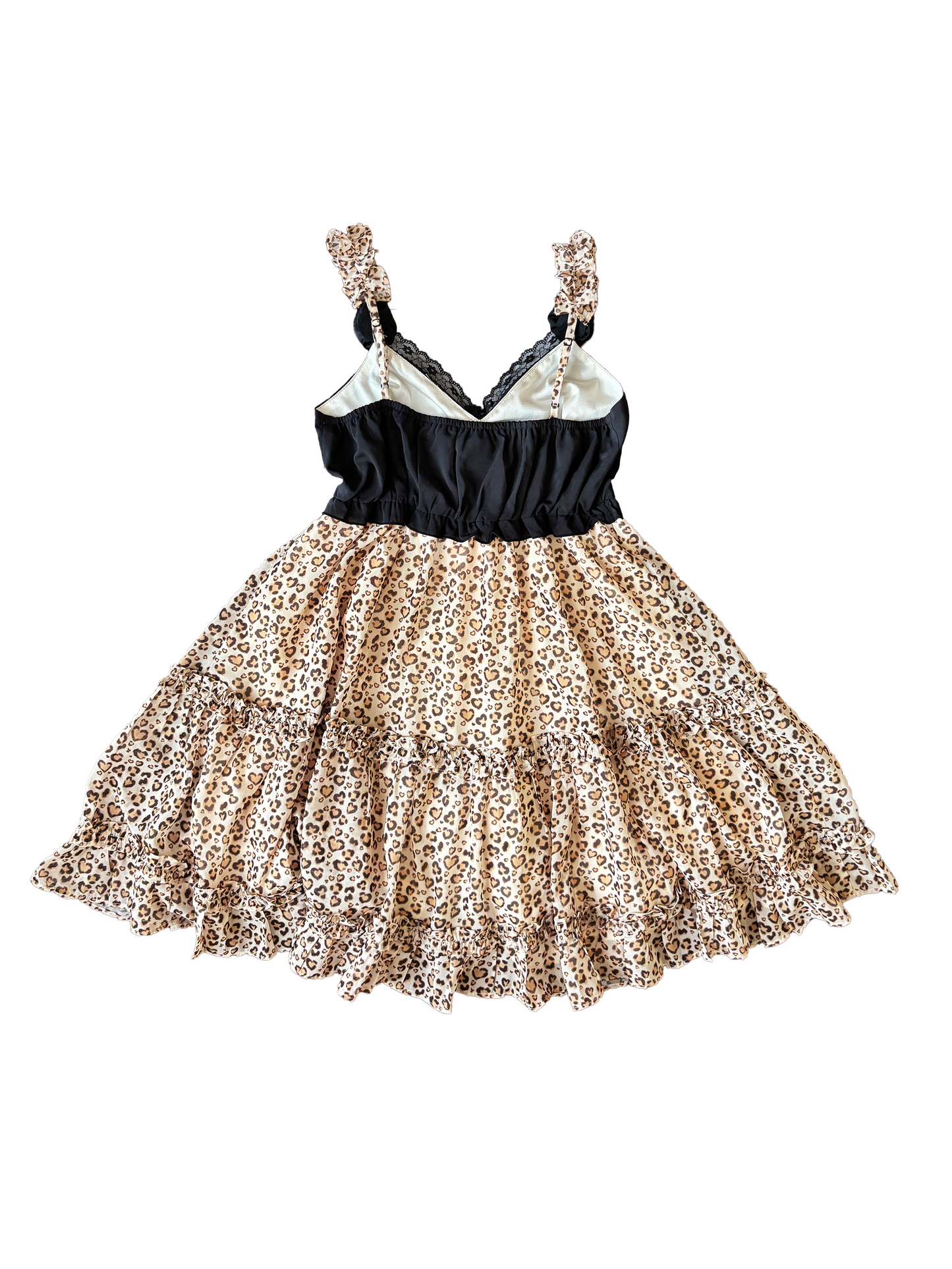 leopard gal cami onepiece + garter