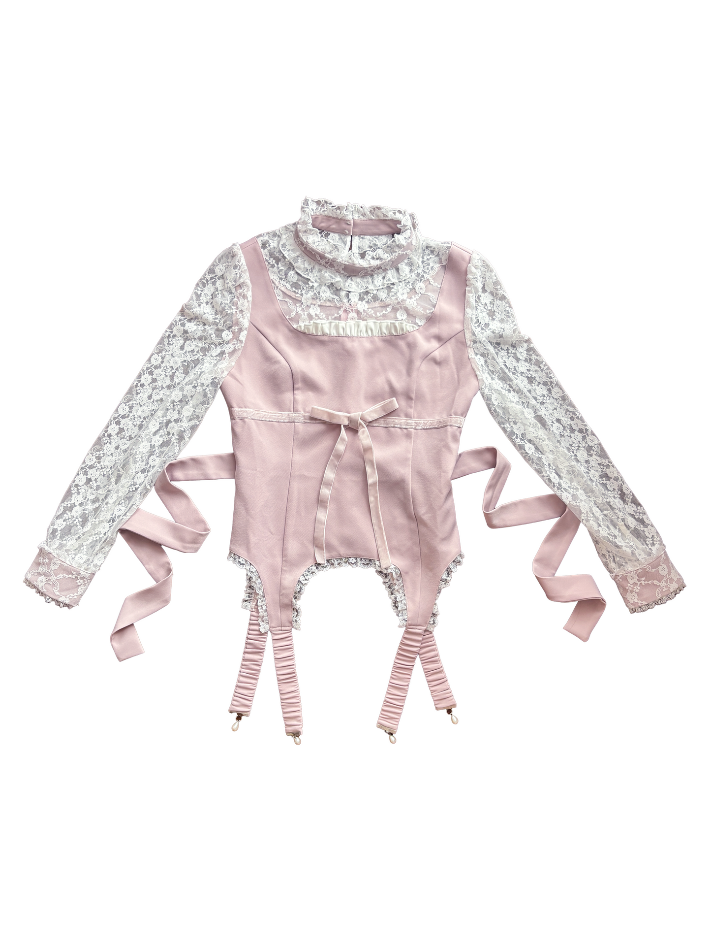 lacy garter onepiece