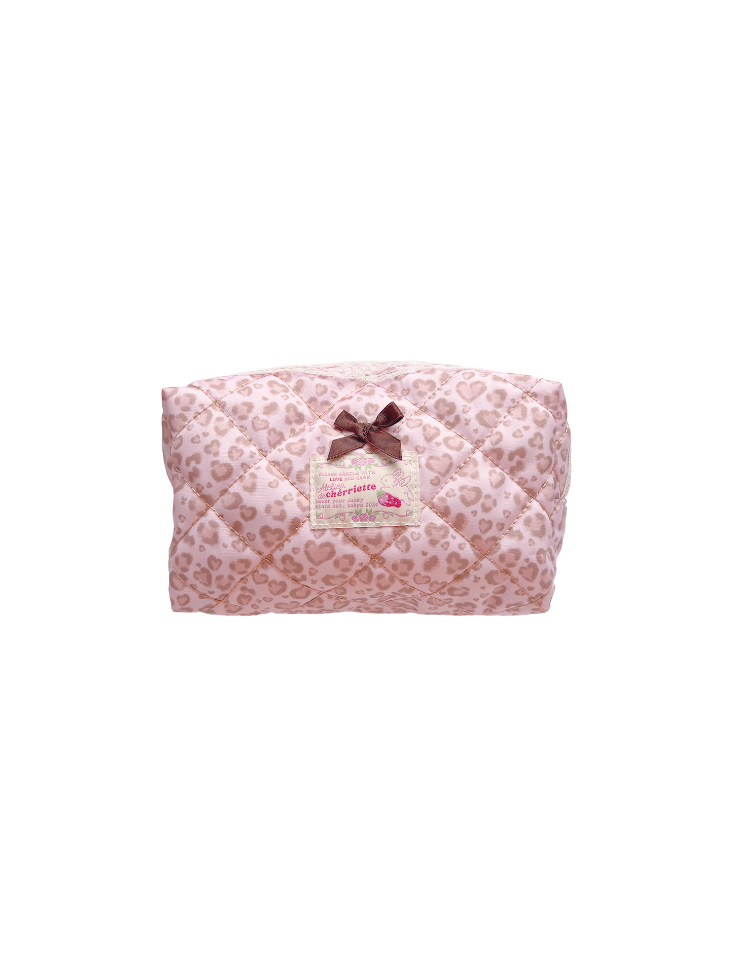 即将上市 ୨୧ leopard quilted pouch ୨୧ 现货