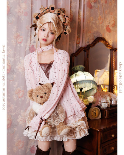 fawn decoration 2way headdress+muffler