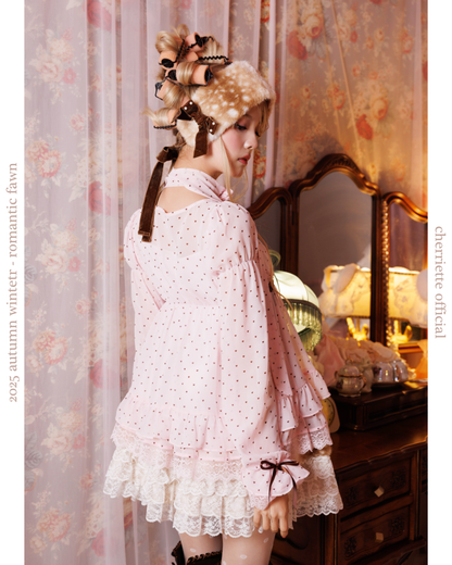 fawn decoration 2way headdress+muffler