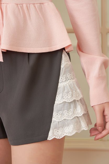 school frill shorts