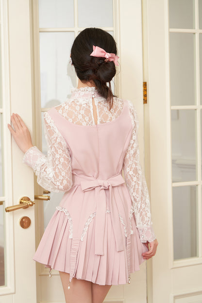 lacy garter onepiece