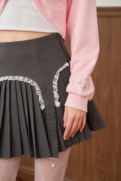 garter skirt 2pc set