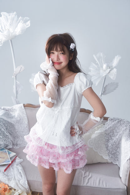 princess lace layer tops