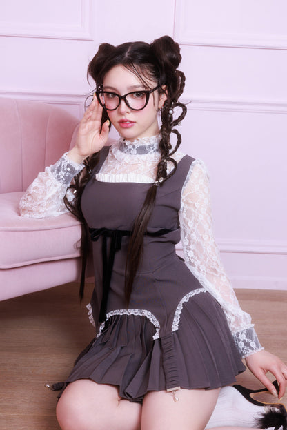 garter skirt 2pc set