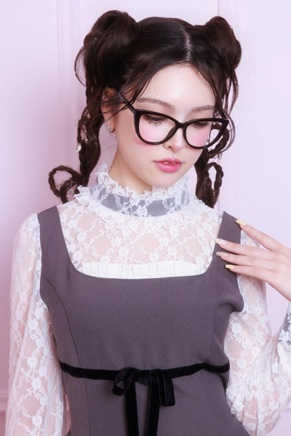 lacy garter onepiece