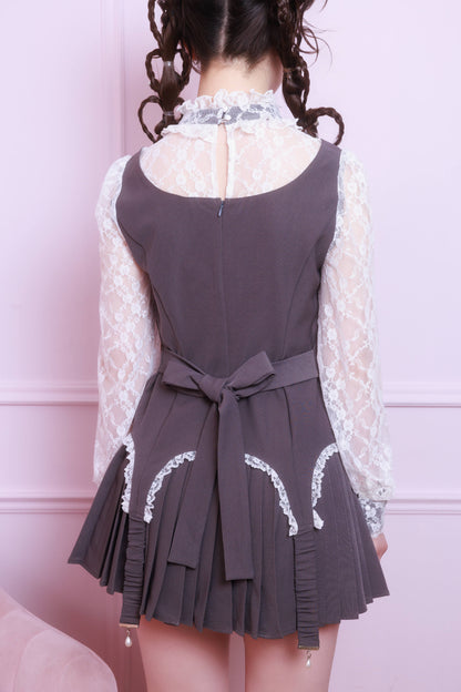 lacy garter onepiece