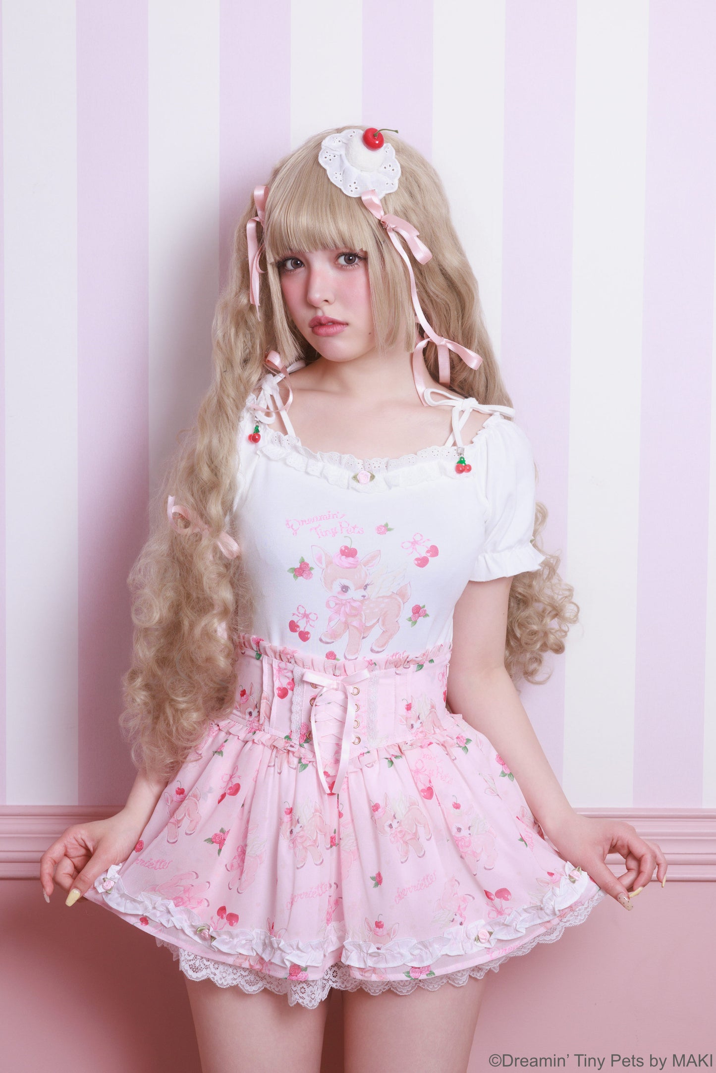 dreamin' vintage fawn corset skirt