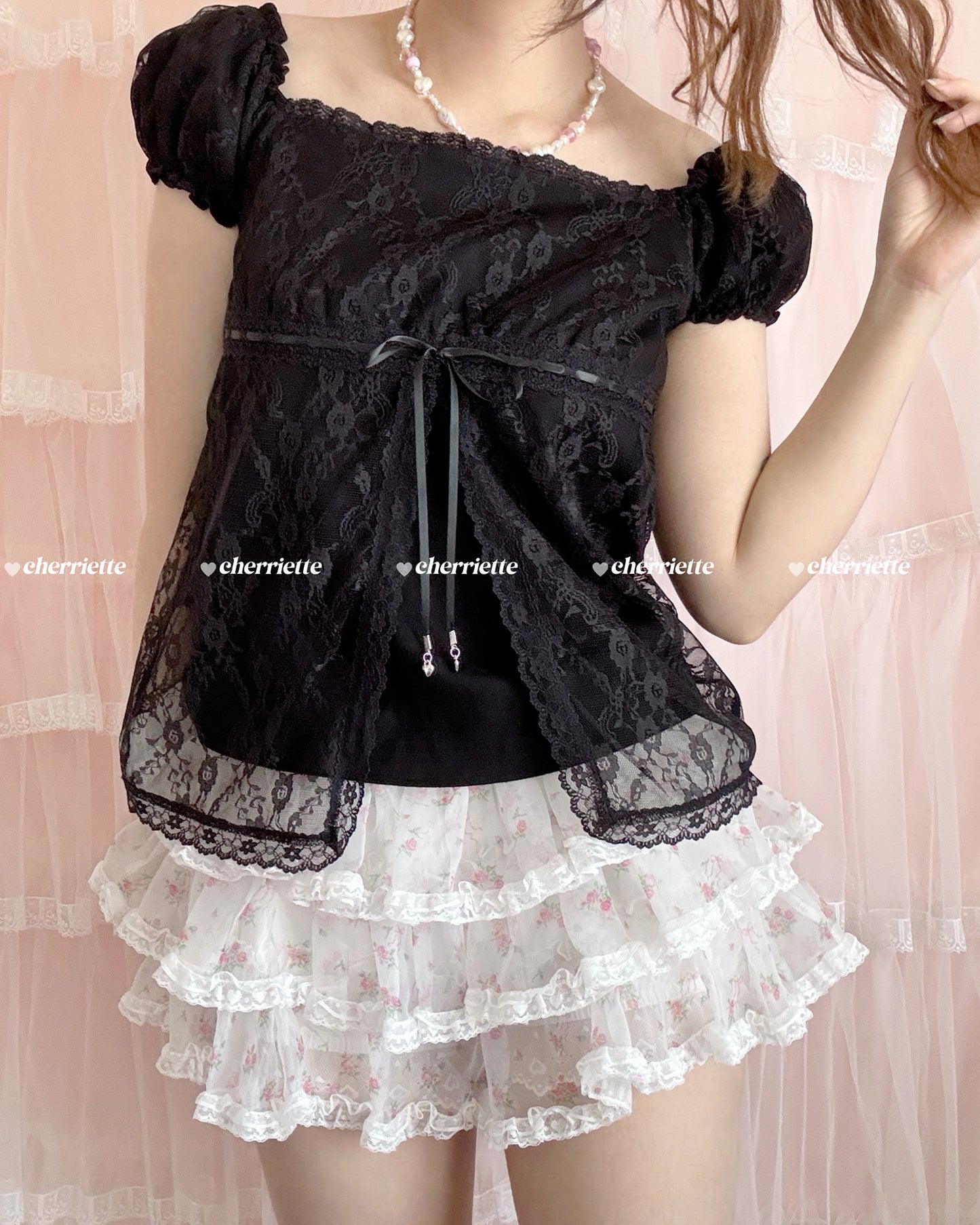 princess lace layer tops