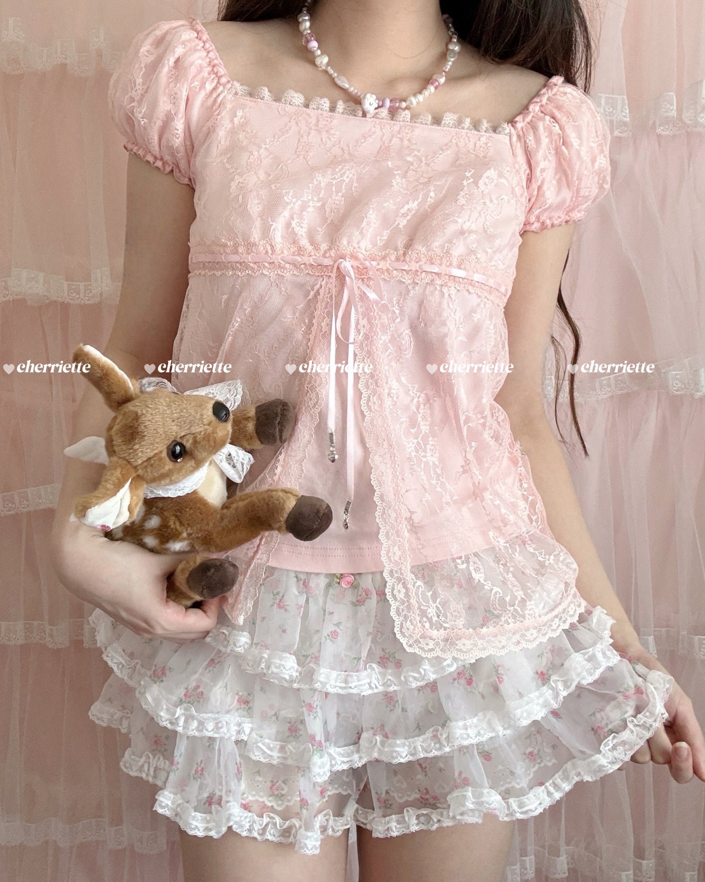 princess lace layer tops