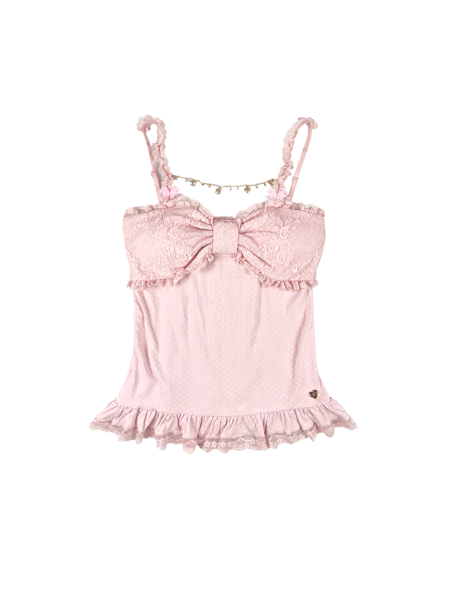 decoration princess necklace camisole