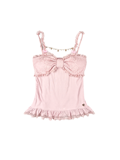 decoration princess necklace camisole