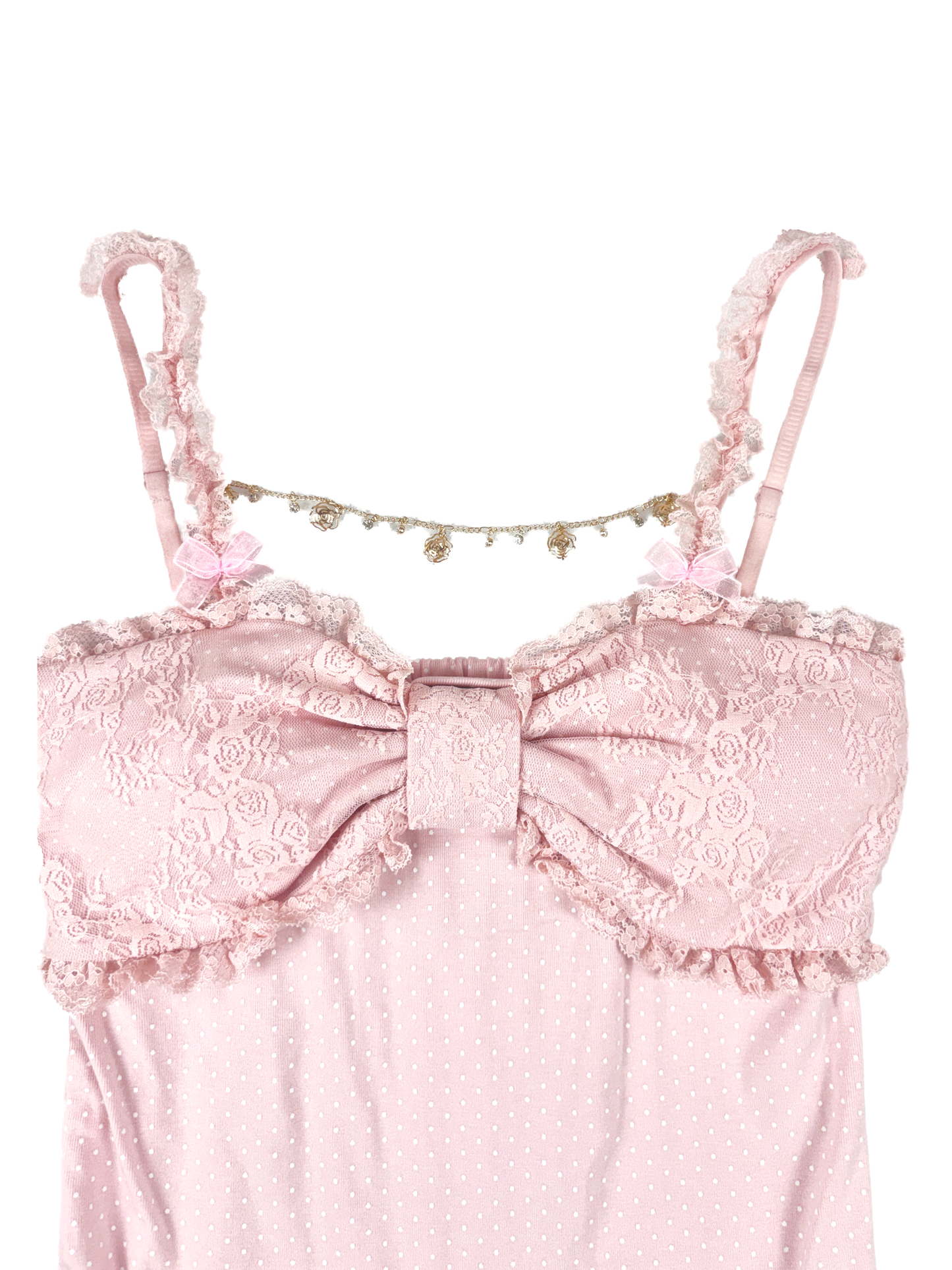 decoration princess necklace camisole