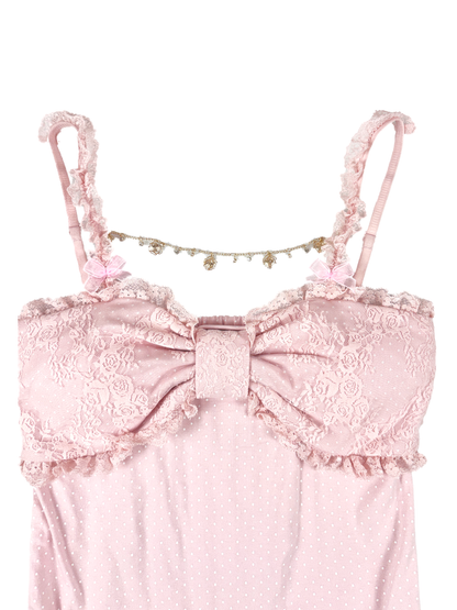 decoration princess necklace camisole