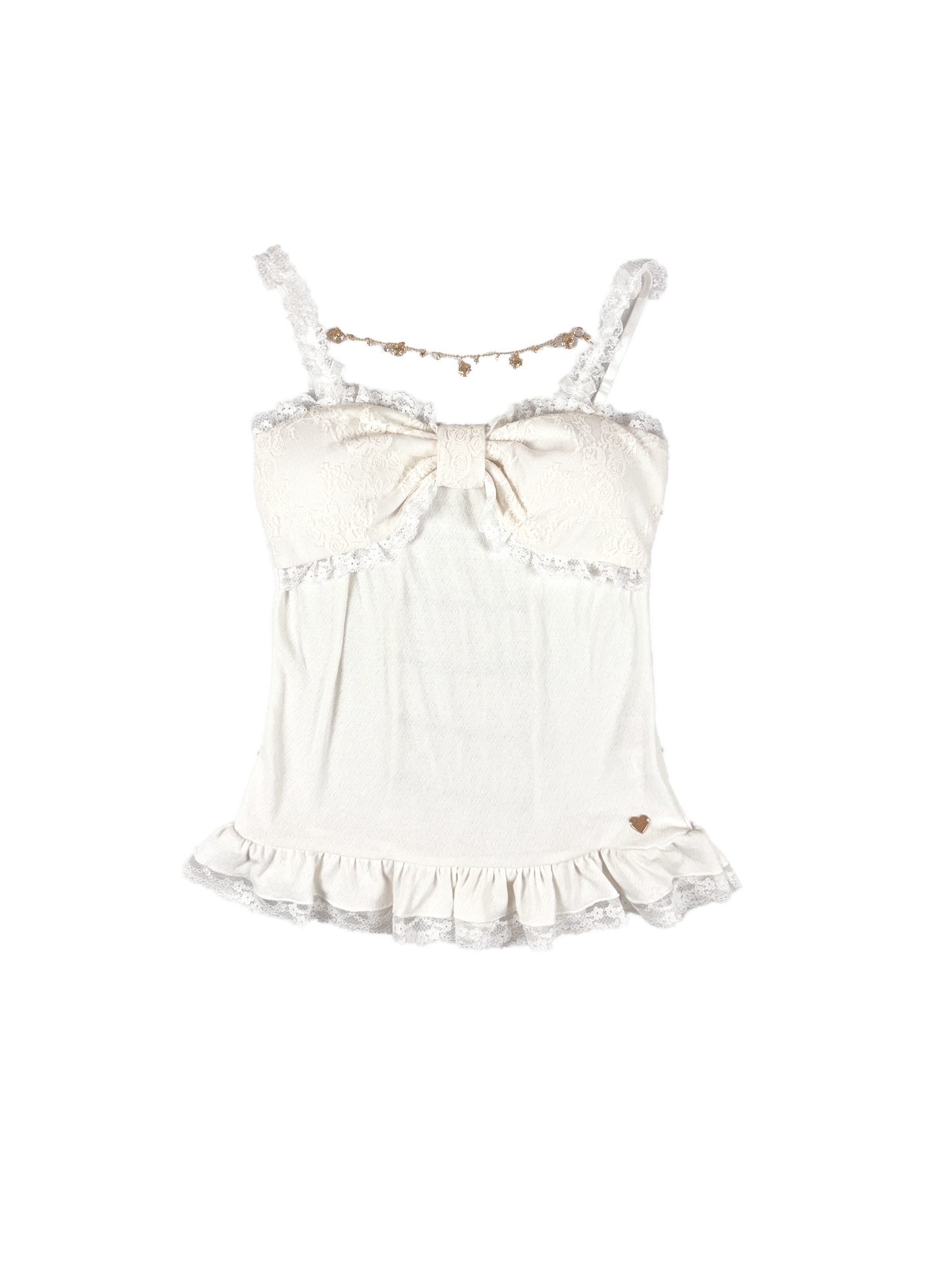 decoration princess necklace camisole