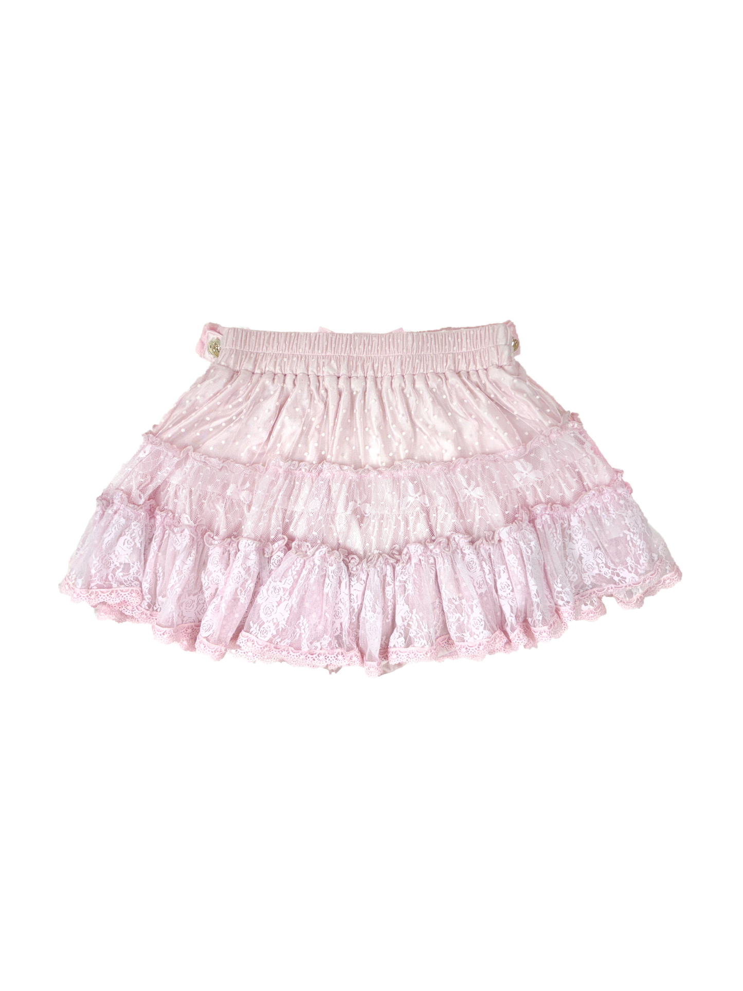 ribbon frill layer skirt